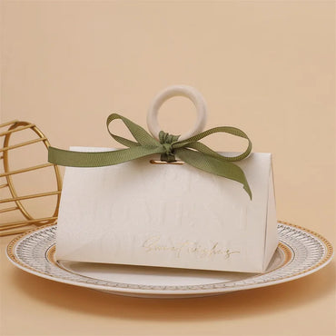 Letter Bow Knot Paper Wedding Party Gift Bags