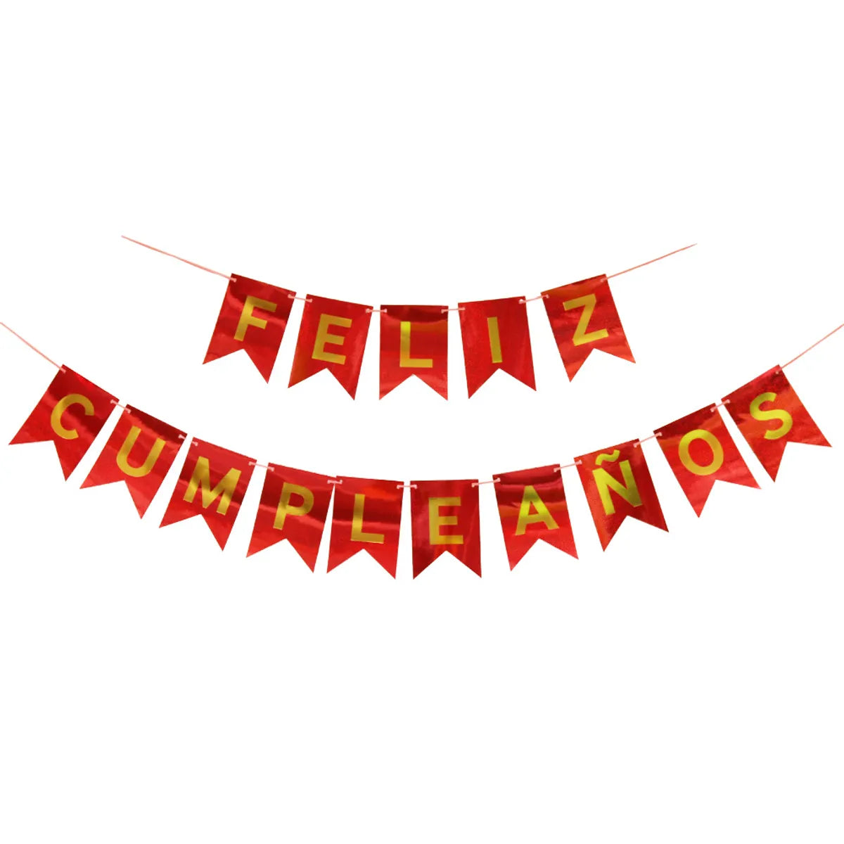 Letter Paper Flag Birthday Decorations