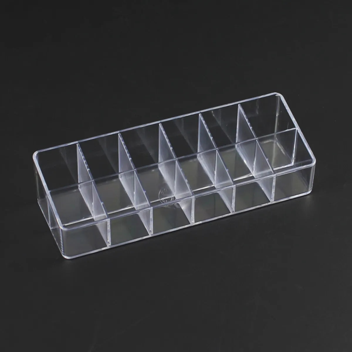 Lipstick Shelf 12 Lattice Spot Transparent Lip Gloss Glaze Desktop Storage Box