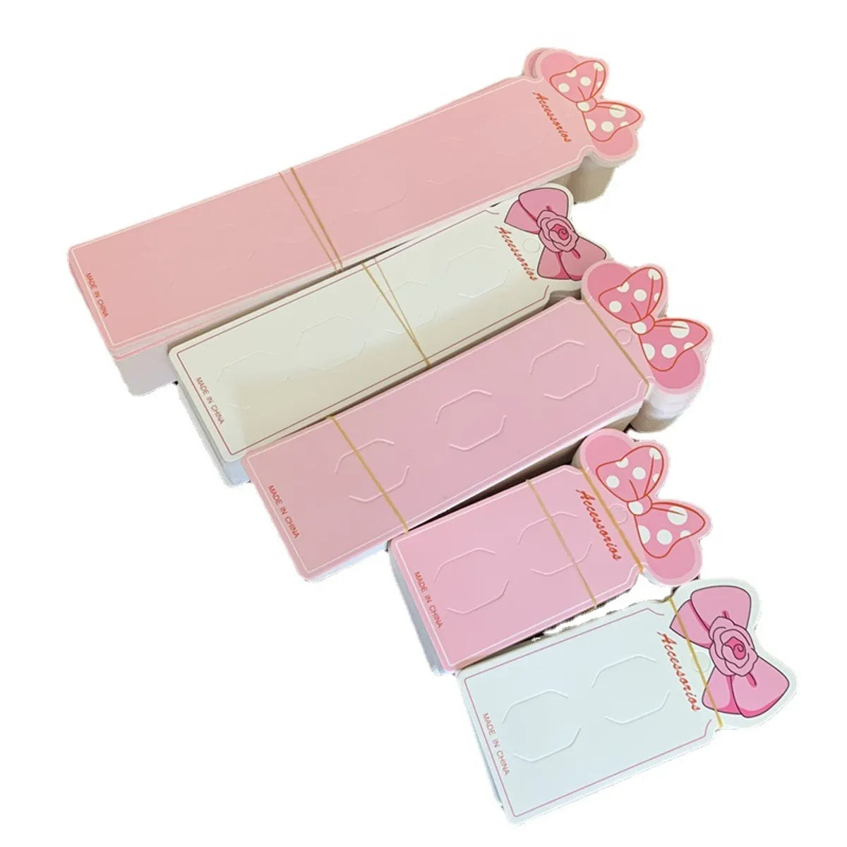 Long Children'S Hairpin Cartoon Bow Jewelry Packaging Cardboard