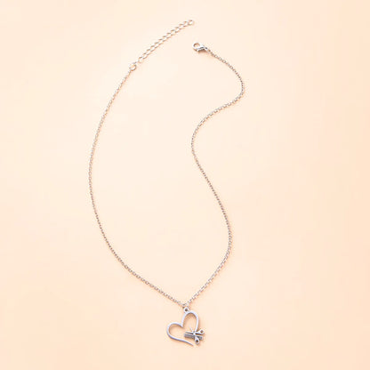 Simple Style Heart Stainless Steel