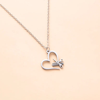 Simple Style Heart Stainless Steel