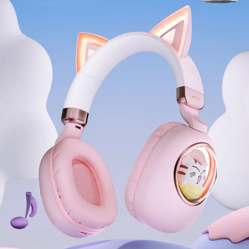 Lovely High Sound Quality Wireless Headset Children Bluetooth Headset