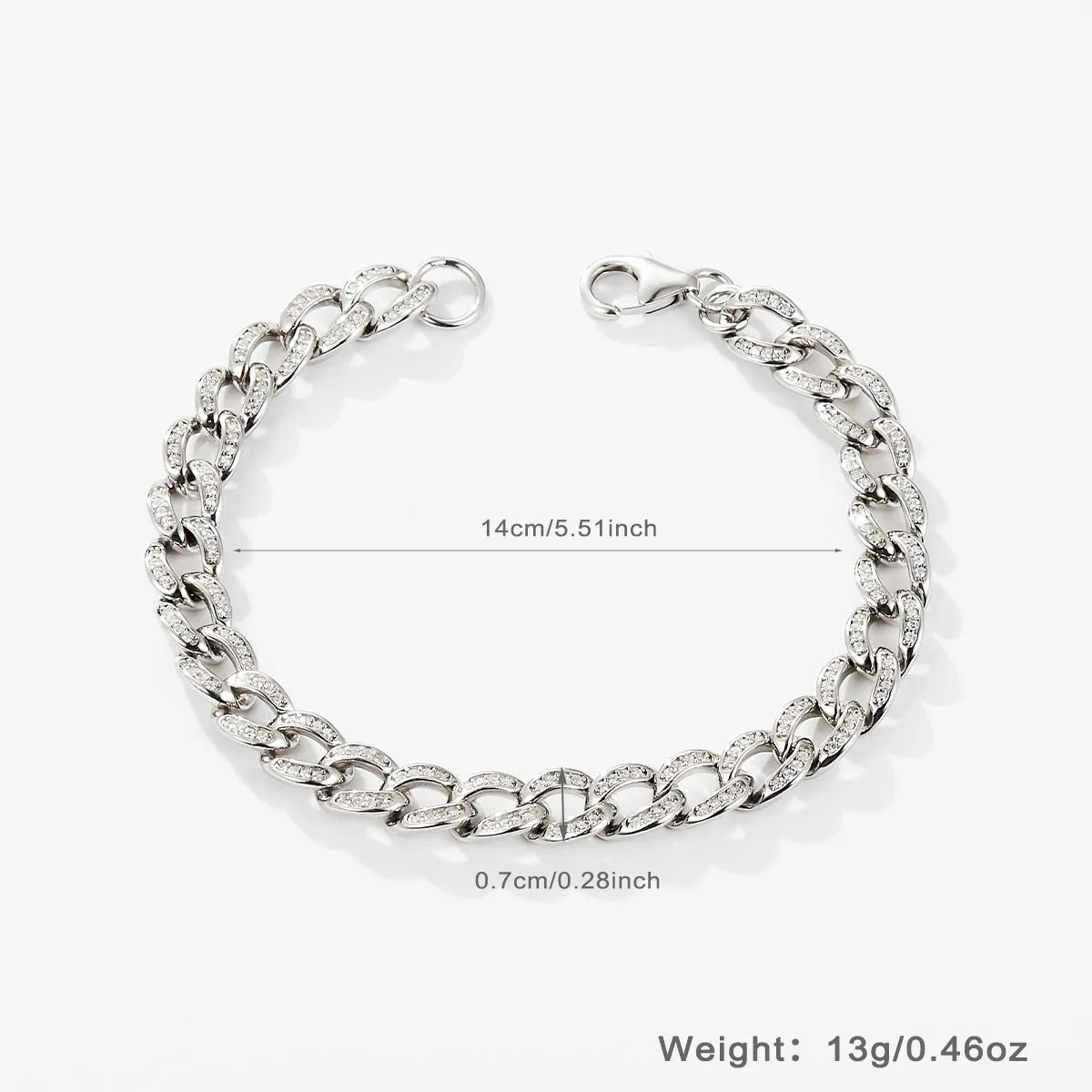 Luxurious Queen Classic Style Round Sterling Silver Plating White Gold Plated Women's Bracelets Necklace