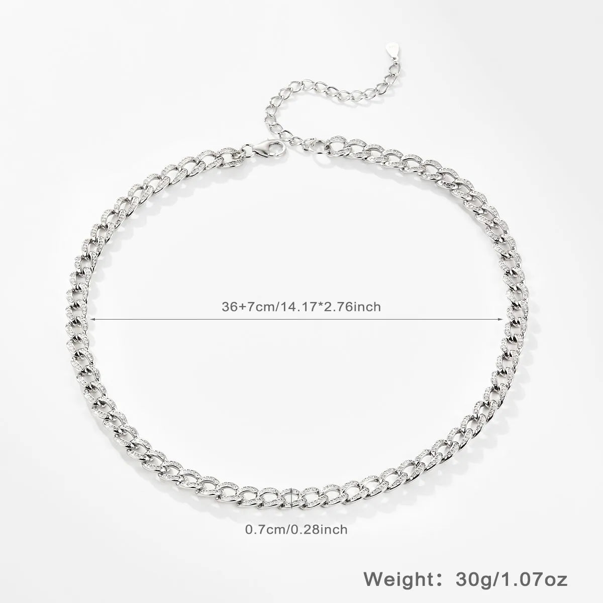 Luxurious Queen Classic Style Round Sterling Silver Plating White Gold Plated Women's Bracelets Necklace