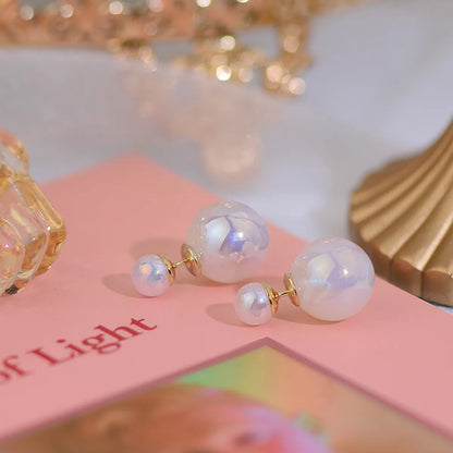 Magic Color Mermaid Pearl Bubble Ear Studs