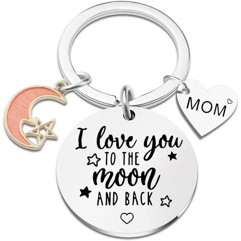 Mama Letter Titanium Steel Mother'S Day Women'S Bag Pendant Keychain