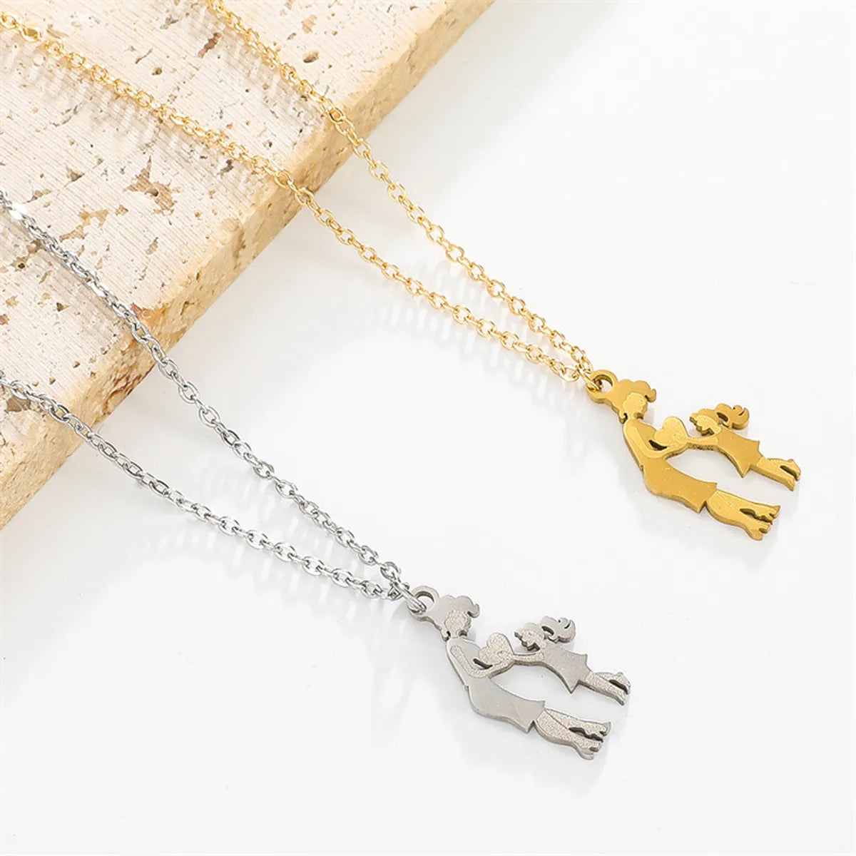 MAMA Modern Style Simple Style Human Alloy Wholesale Pendant Necklace