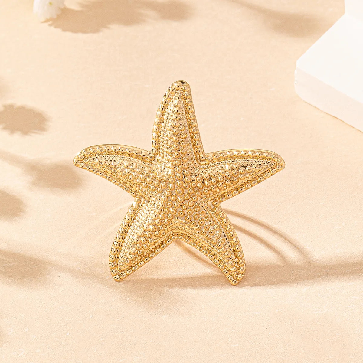 Marine Style Star Metal Women'S Open Rings