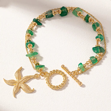 Marine Style Starfish Alloy Wholesale Bracelets