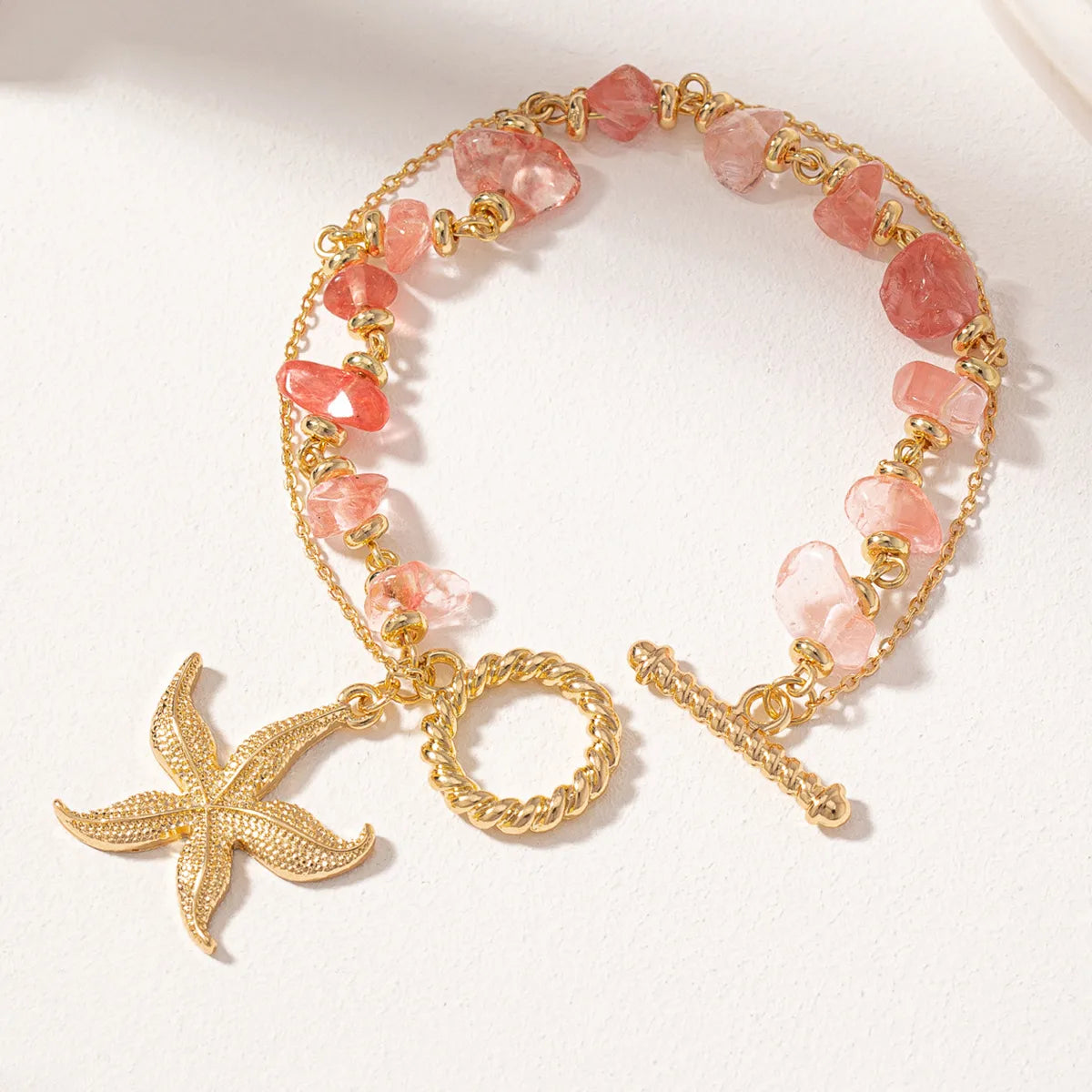 Marine Style Starfish Alloy Wholesale Bracelets