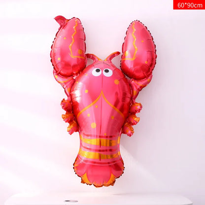 Marine Style Starfish Hippocampus Shark Aluminum Film Party Festival Balloons