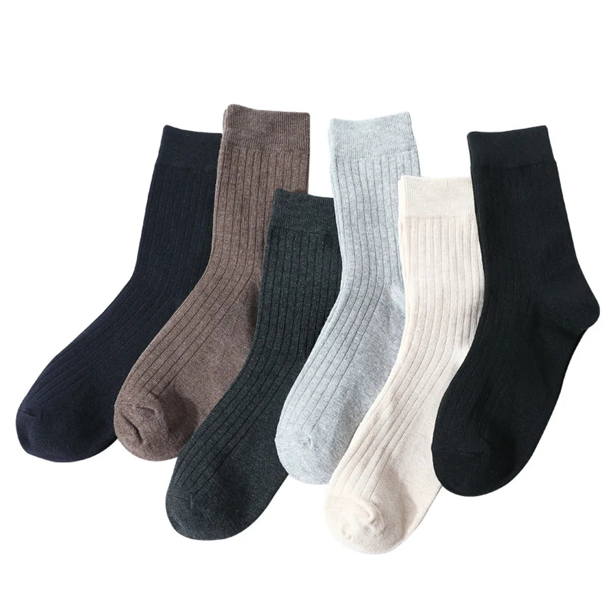 Men'S Casual Solid Color Nylon Cotton Cotton Blend Jacquard Ankle Socks 1 Set