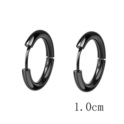 Fashion Circle Plating Stainless Steel Earrings