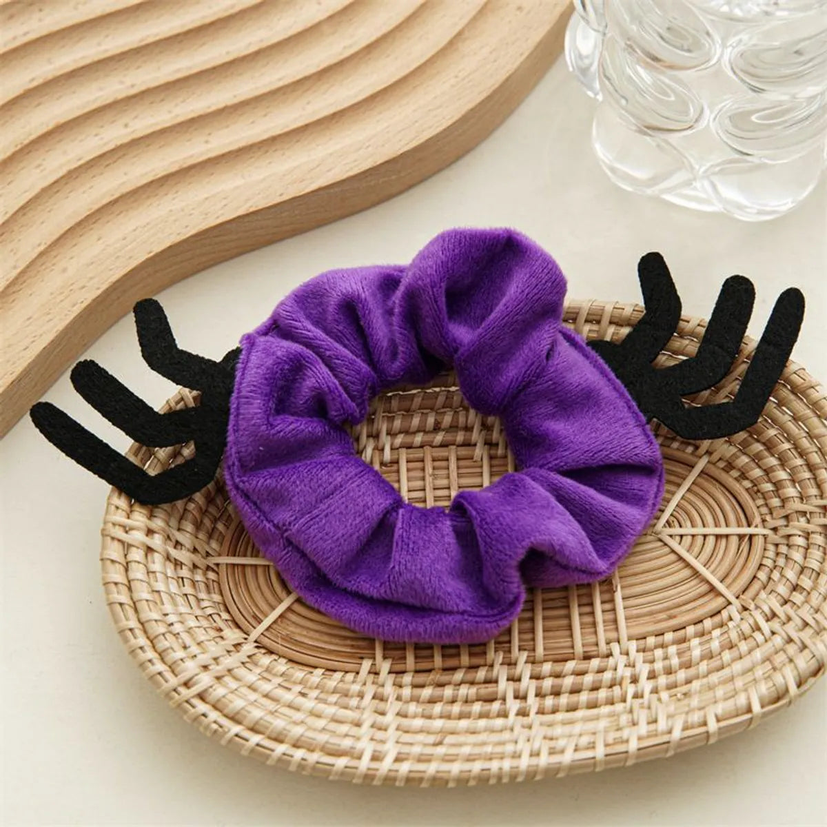 Men'S Hip-Hop Funny Halloween Pattern Antlers Cloth Large Intestine Hair Ring Hair Tie