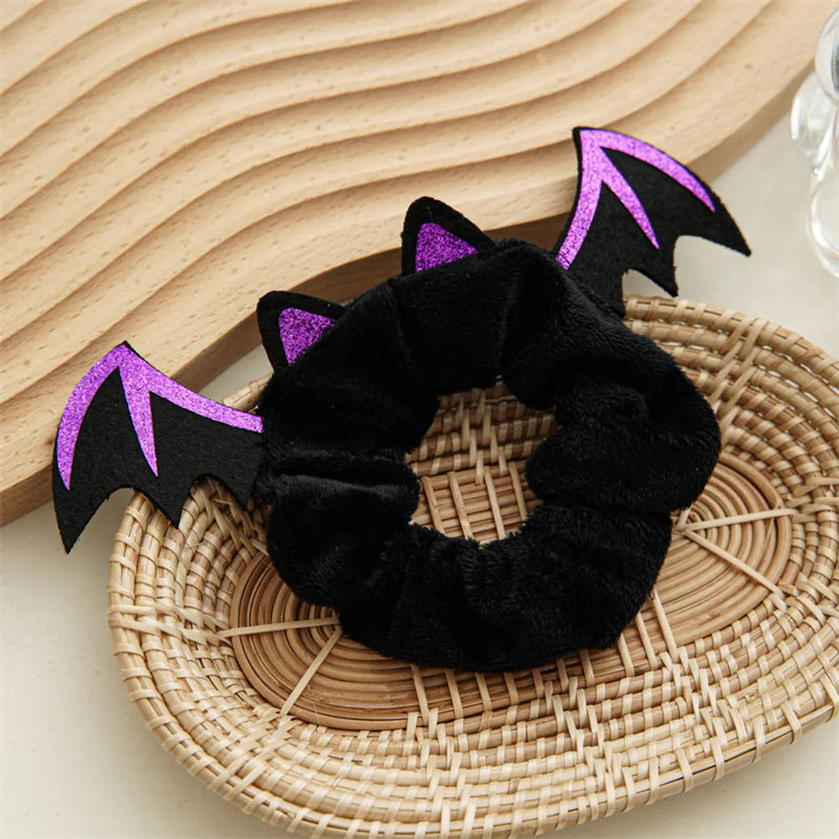 Men'S Hip-Hop Funny Halloween Pattern Antlers Cloth Large Intestine Hair Ring Hair Tie