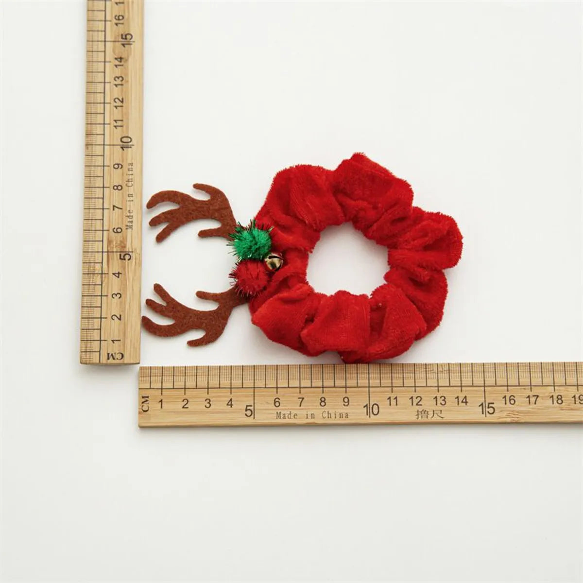 Men'S Hip-Hop Funny Halloween Pattern Antlers Cloth Large Intestine Hair Ring Hair Tie