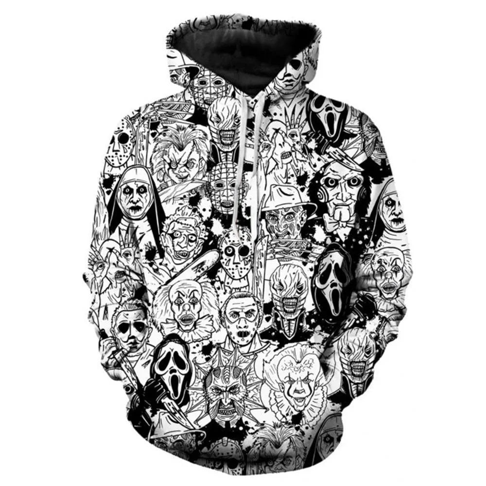 Men'S Hoodie Long Sleeve Hoodies & Sweatshirts Printing Casual Printing