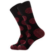 Men'S Simple Style Ball Cotton Crew Socks A Pair