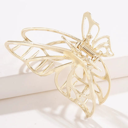 Metal Butterfly Grab Clip Hairpin Female Hair Accessory