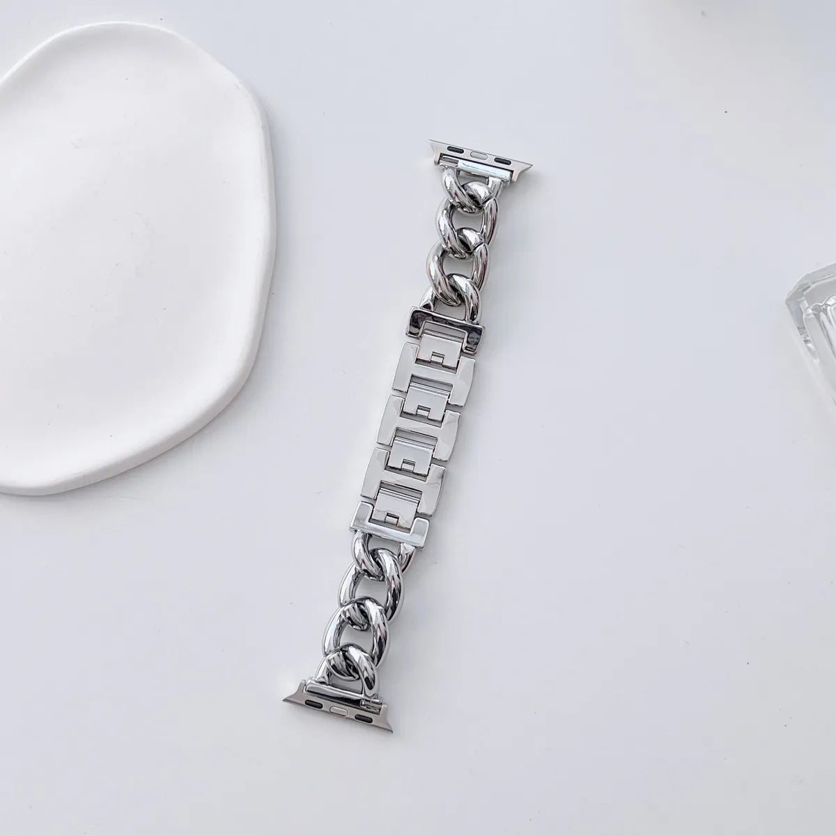 Metal Denim Chain Strap For  Watch Simple Fashion Strap