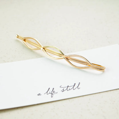 Metal Pearl Gold Hairpin