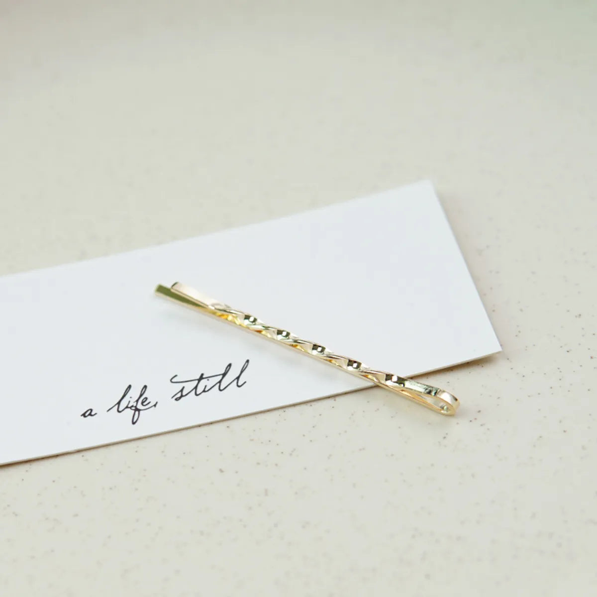 Metal Pearl Gold Hairpin