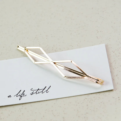 Metal Pearl Gold Hairpin