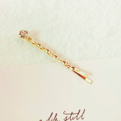 Metal Pearl Gold Hairpin