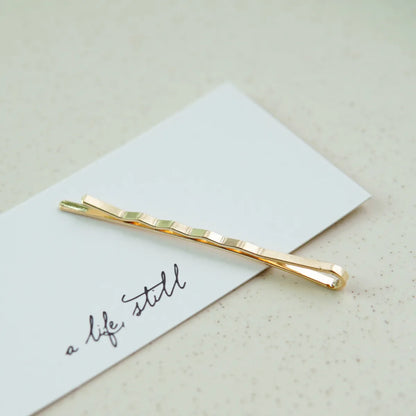 Metal Pearl Gold Hairpin