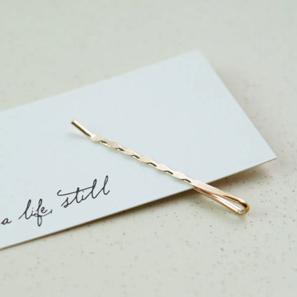 Metal Pearl Gold Hairpin