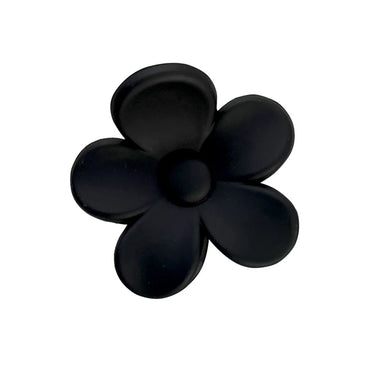 Milk Coffee Series Flower Barrettes High Ponytail Fixed Matte Resin Hair Grip Clip