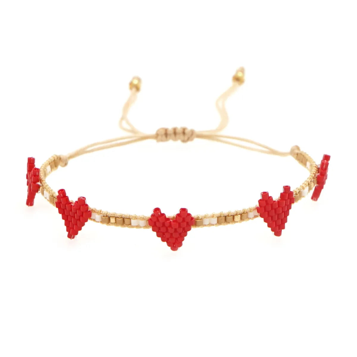 Miyuki Rice Beads Hand-woven Love Beaded Bracelet