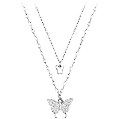 Modern Style Butterfly Alloy Wholesale Necklace