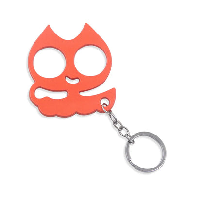 Modern Style Cat Metal Self-Defense Women'S Bag Pendant Keychain