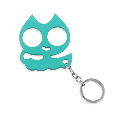 Modern Style Cat Metal Self-Defense Women'S Bag Pendant Keychain