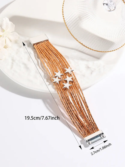 Modern Style Classic Style Circle Pu Leather Wholesale Bangle