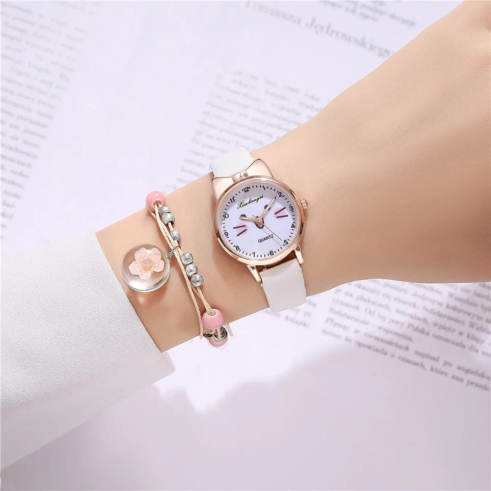 Modern Style Classic Style  Face Buckle Quartz Kids Watches