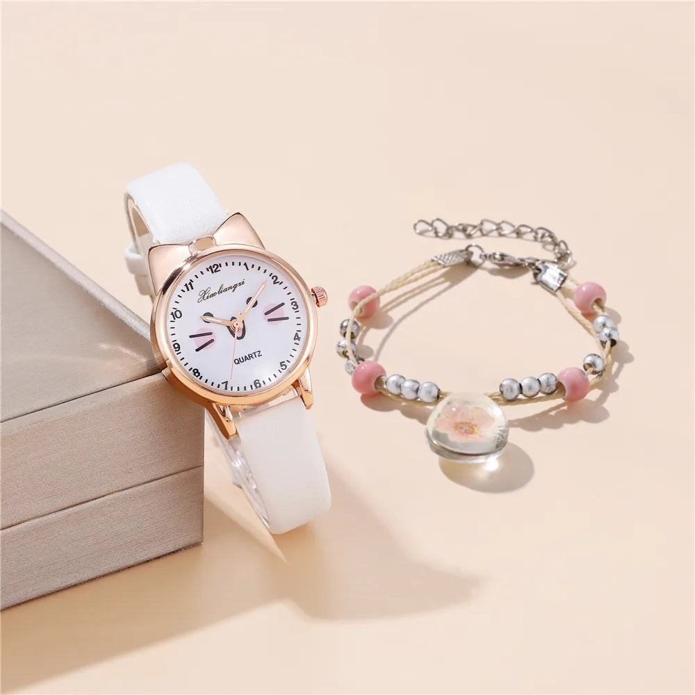 Modern Style Classic Style  Face Buckle Quartz Kids Watches