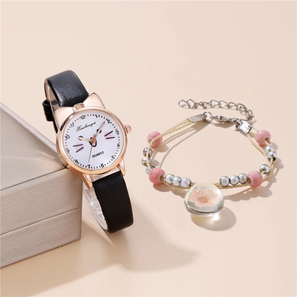 Modern Style Classic Style  Face Buckle Quartz Kids Watches