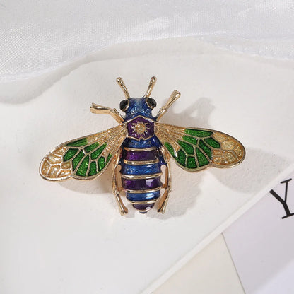 Modern Style Classic Style Insect Alloy Inlay Unisex Brooches