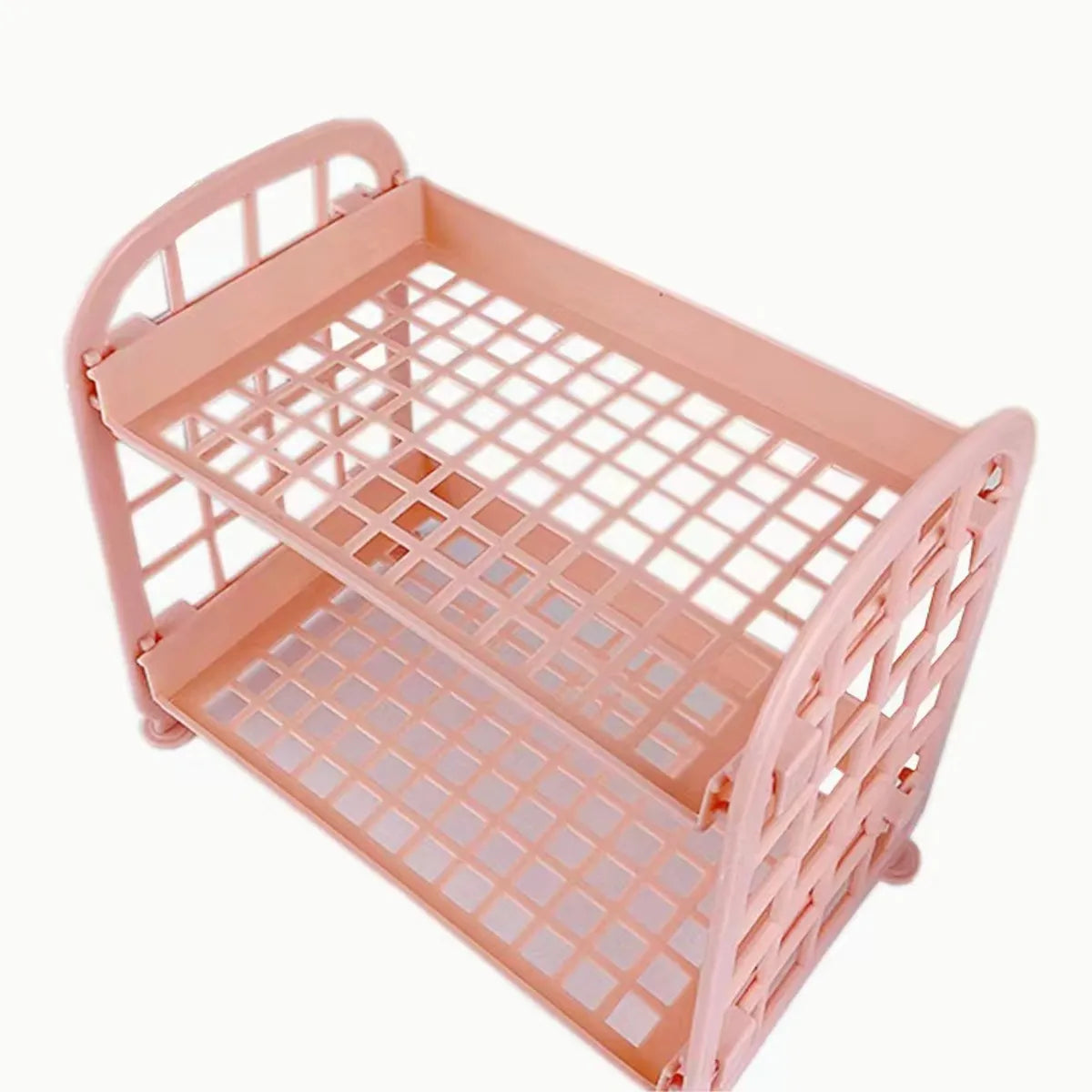 Modern Style Classic Style Lattice Solid Color Plastic Jewelry Rack