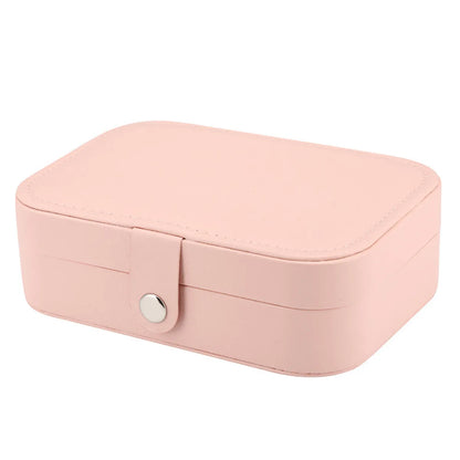 Modern Style Classic Style Solid Color Mixed Materials Flannel Jewelry Boxes