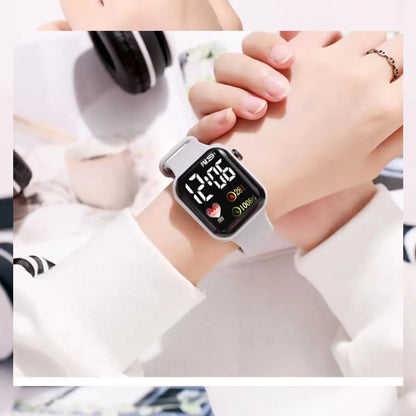 Modern Style Classic Style Square Electronic Women'S Watches