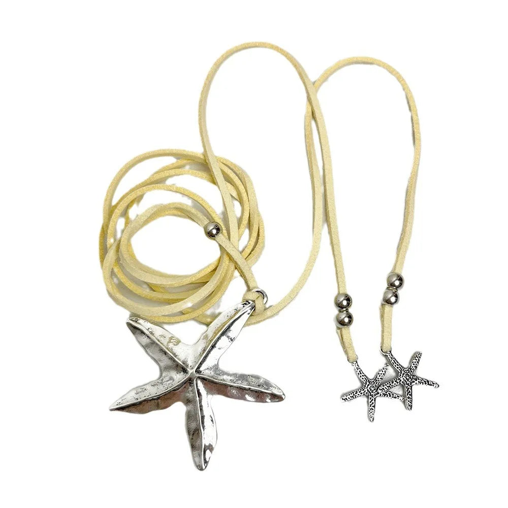 Modern Style Classic Style Starfish Alloy Wholesale Pendant Necklace