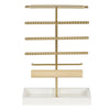 Modern Style Classic Style T Shape Solid Wood Metal Jewelry Display Jewelry Rack