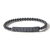 Modern Style Cool Style Geometric Iron Gall Stone Men'S Bracelets