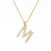 Modern Style Cross Letter Devil'S Eye Copper Gold Plated Pearl Zircon Pendant Necklace In Bulk