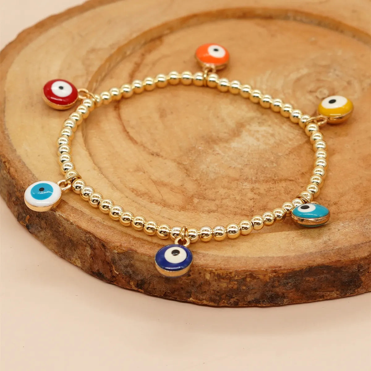 Modern Style Eye Copper Bracelets