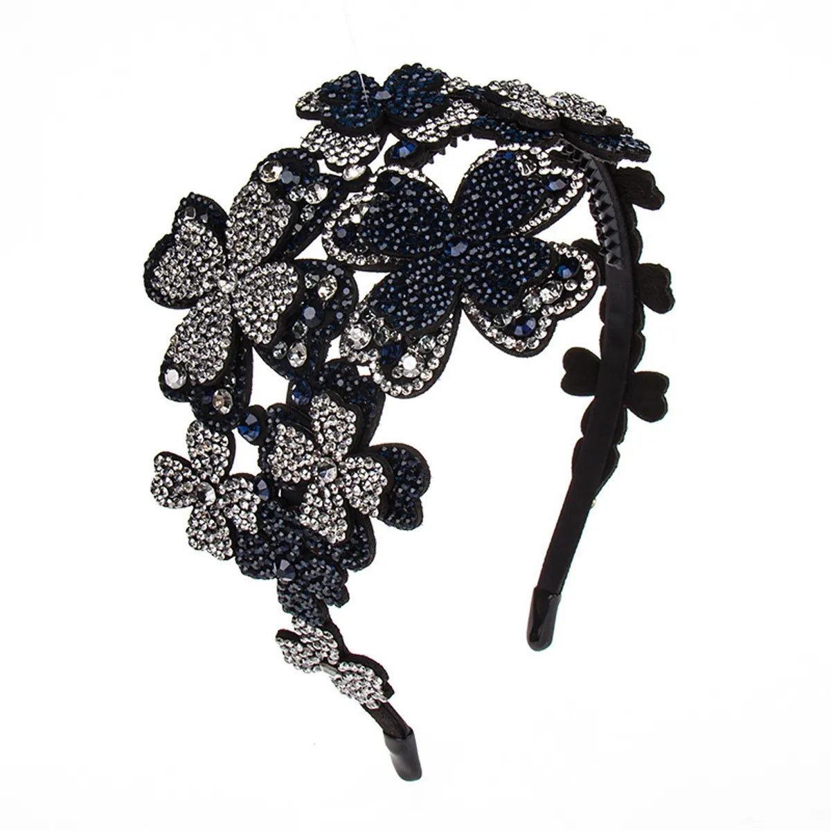 Modern Style Flower Rhinestone Hair Band